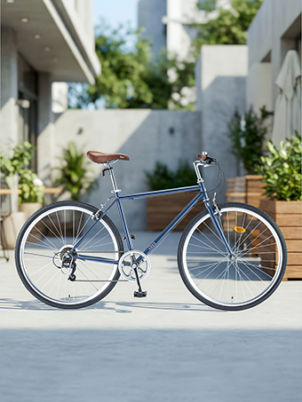 로드 자전거의 속도감과</br> MTB의 안정감이 결합된 도심형 자전거