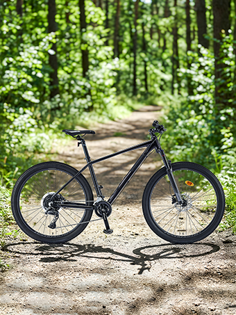 산악 지형이나 험로에서 다이내믹한</br>라이딩이 가능한 오프로드 자전거